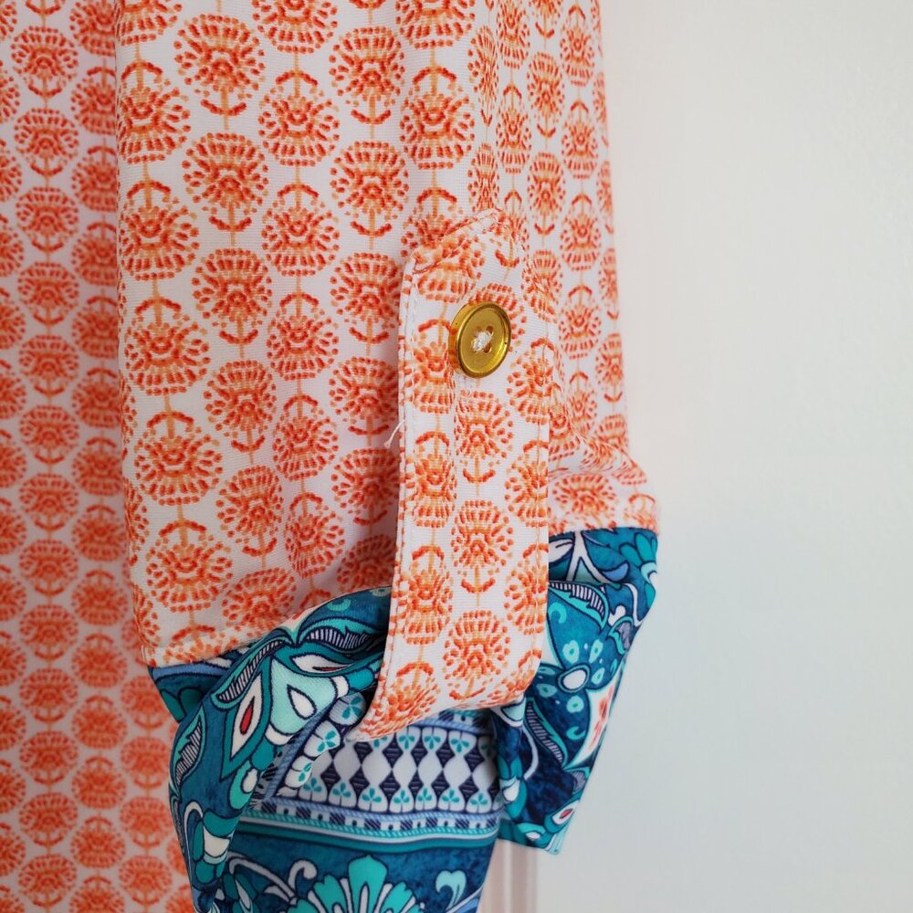 Aqua et Sol Beach Shirt Dress / Coverup - Picture 3 of 6